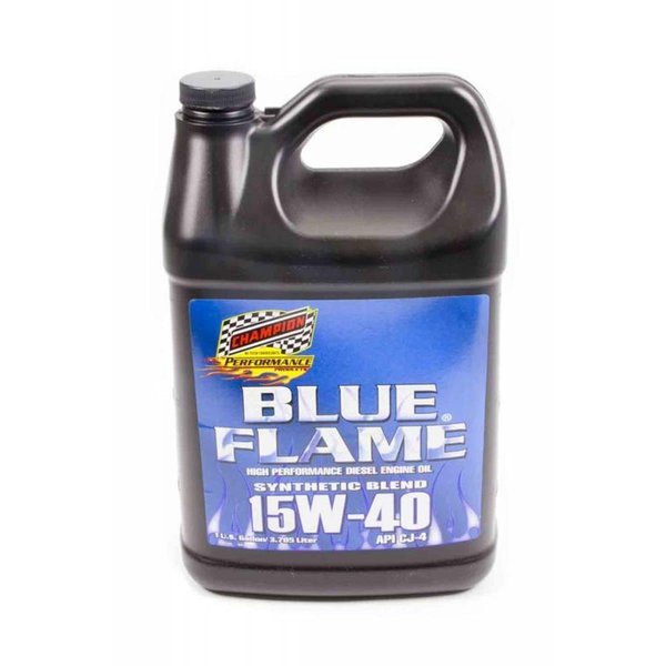 Champion 15W-40 1 gal Blue Flame High Performance Synthetic Blend Diesel Engine Oil CHO4358N